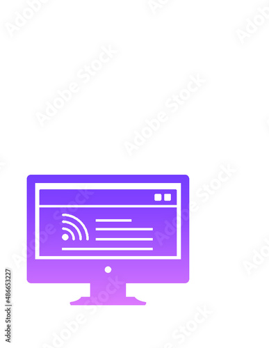 Blogging Glyph Gradient