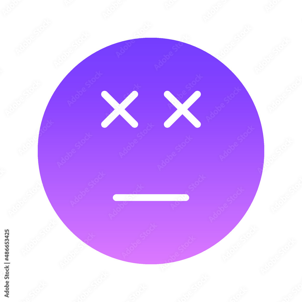 Obraz premium dead Glyph Gradient