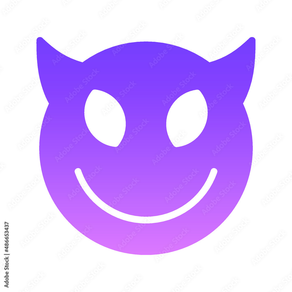 devil Glyph Gradient devil Glyph Gradient