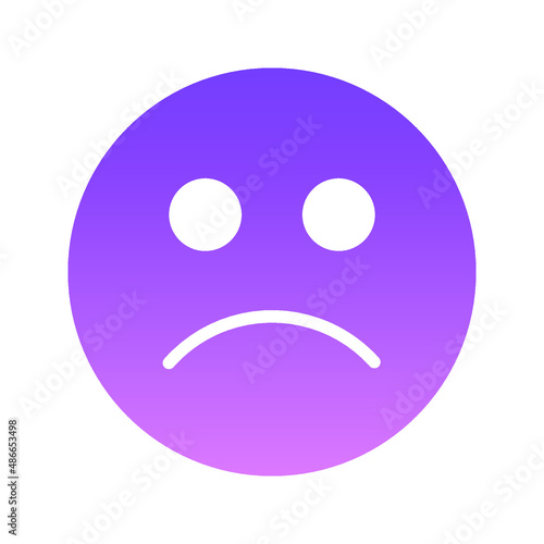 Wallpaper Mural frown Glyph Gradient Torontodigital.ca