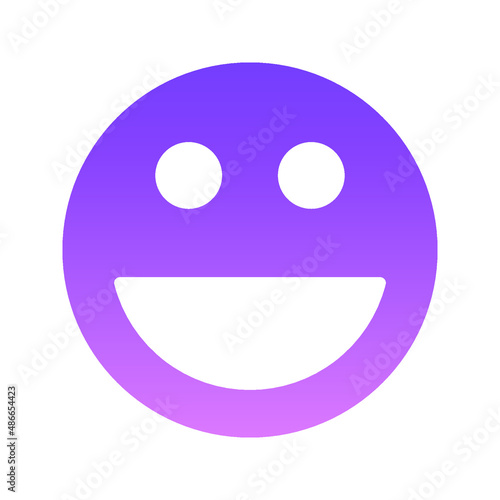 Smiley emojis gradients icons