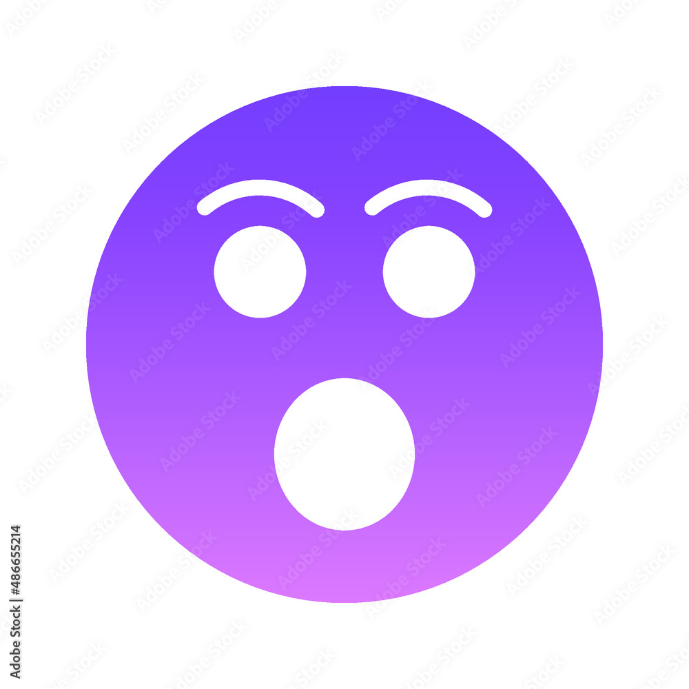 Fototapeta premium amazed Glyph Gradient