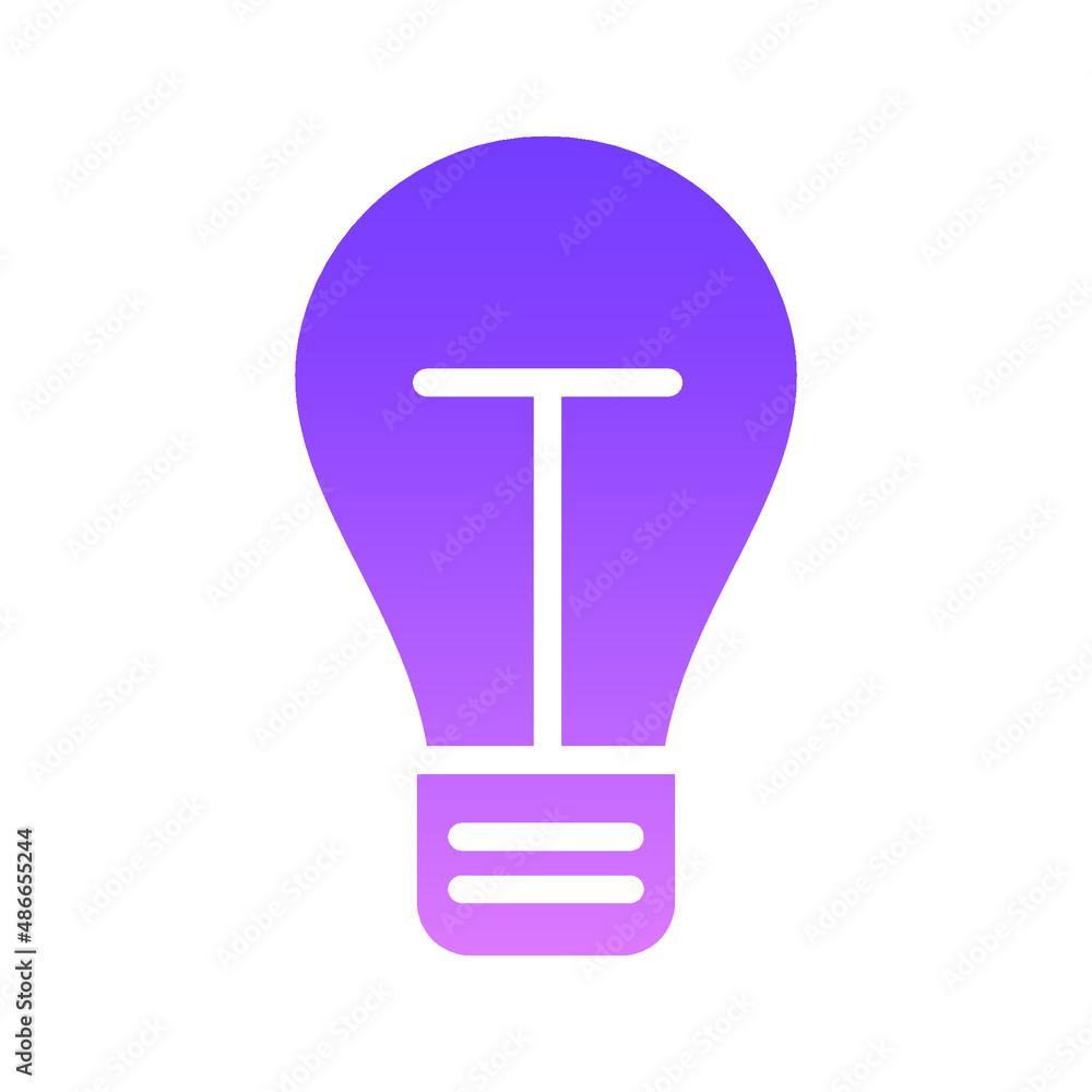 Bulb Glyph Gradient Bulb Glyph Gradient