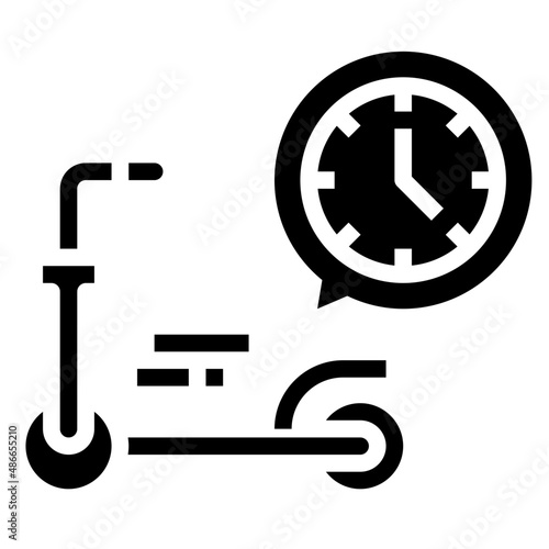 SCOOTER glyph icon,linear,outline,graphic,illustration