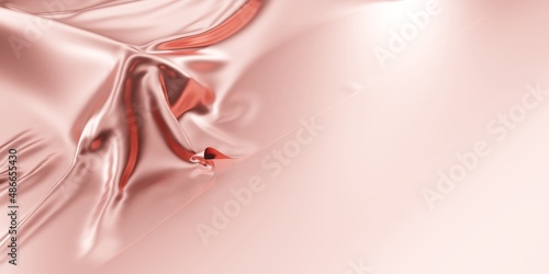 Φωτογραφία Shiny Sheet Shiny Texture Light Pink Luxurious Background 3D Illustration