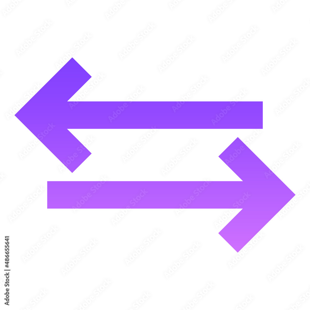 Arrow 18 Glyph Gradient Arrow 18 Glyph Gradient