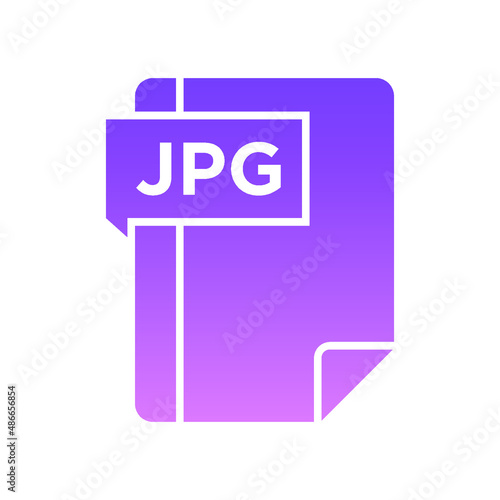 JPG Glyph Gradient Icon symbols pictograms design elements visual representations