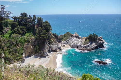 Beautiful Ocean View in Big Sur, California, USA