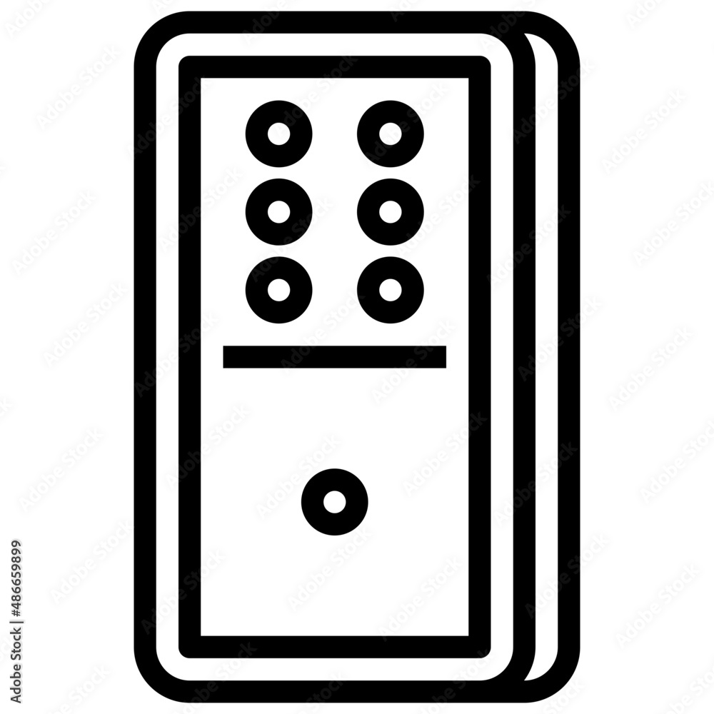 DOMINNO line icon,linear,outline,graphic,illustration DOMINNO line icon,linear,outline,graphic,illustration