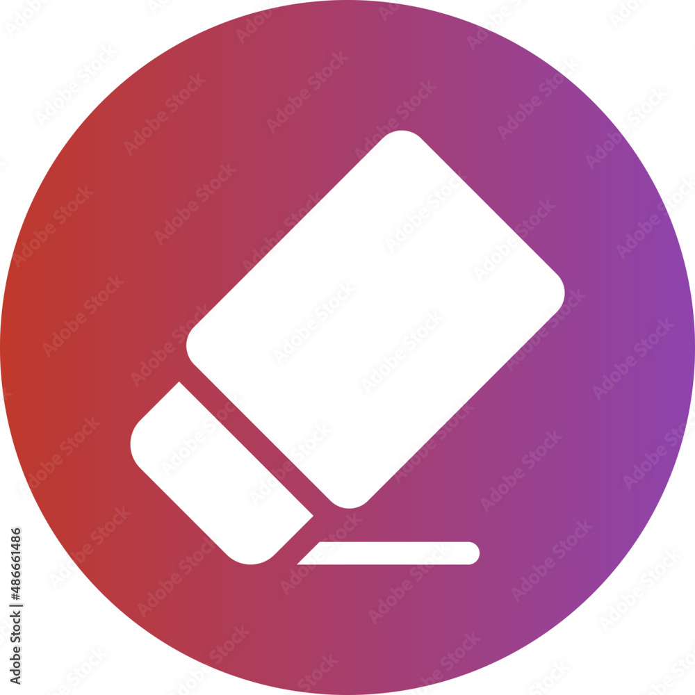 eraser gradient icon