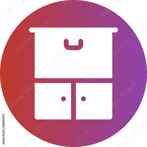 drawers gradient icon