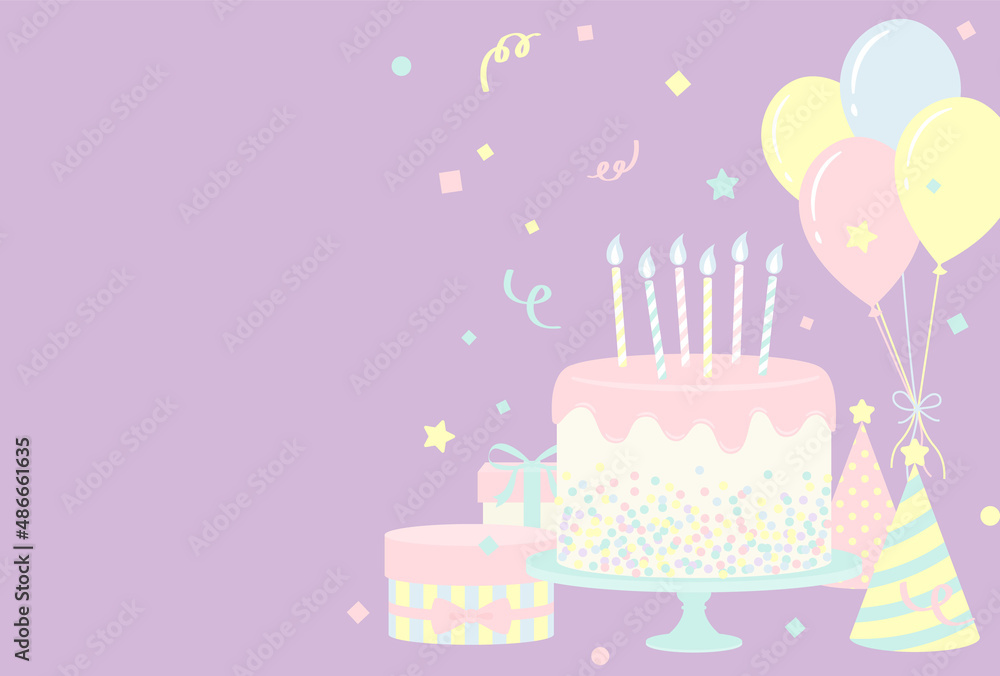 festive vector background with birthday party icons for banners, cards, flyers, social media wallpapers, etc. festive vector background with birthday party icons for banners, cards, flyers, social media wallpapers, etc.