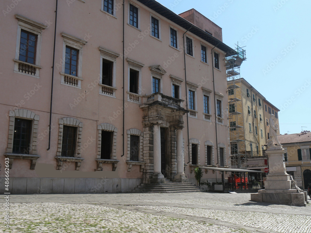 Alberico Cybo Malaspina palace in Cararra is the Academy of Fine Arts, renowned for its prestigious Sculpture School