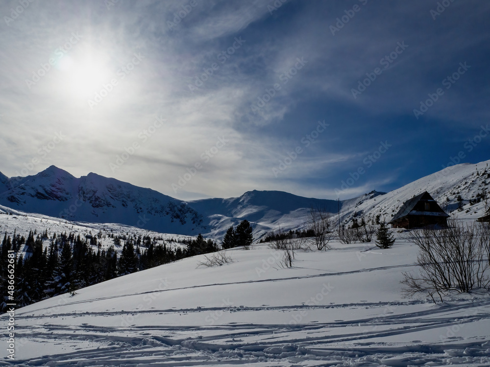 Fototapeta premium Winter, Tatra Mountains, Poland 