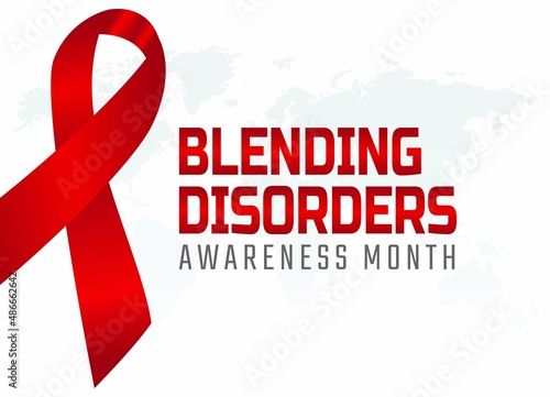 vector graphic of blending disorders awareness month good for blending disorders awareness month celebration. flat design. flyer design.flat illustration.