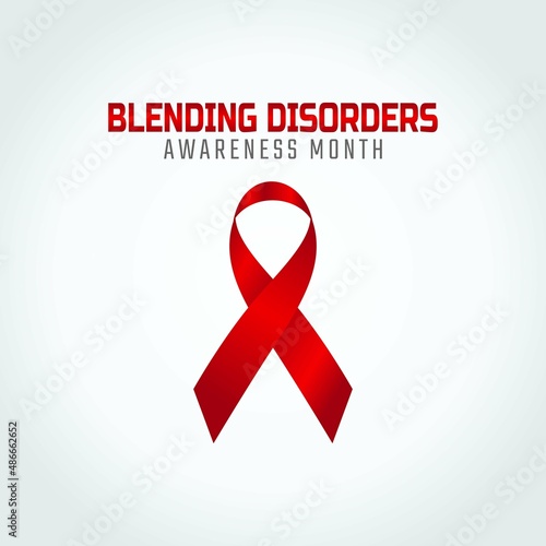 vector graphic of blending disorders awareness month good for blending disorders awareness month celebration. flat design. flyer design.flat illustration.