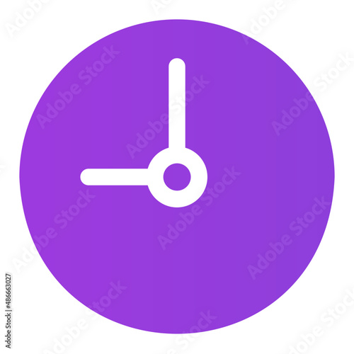 clock gradient icon