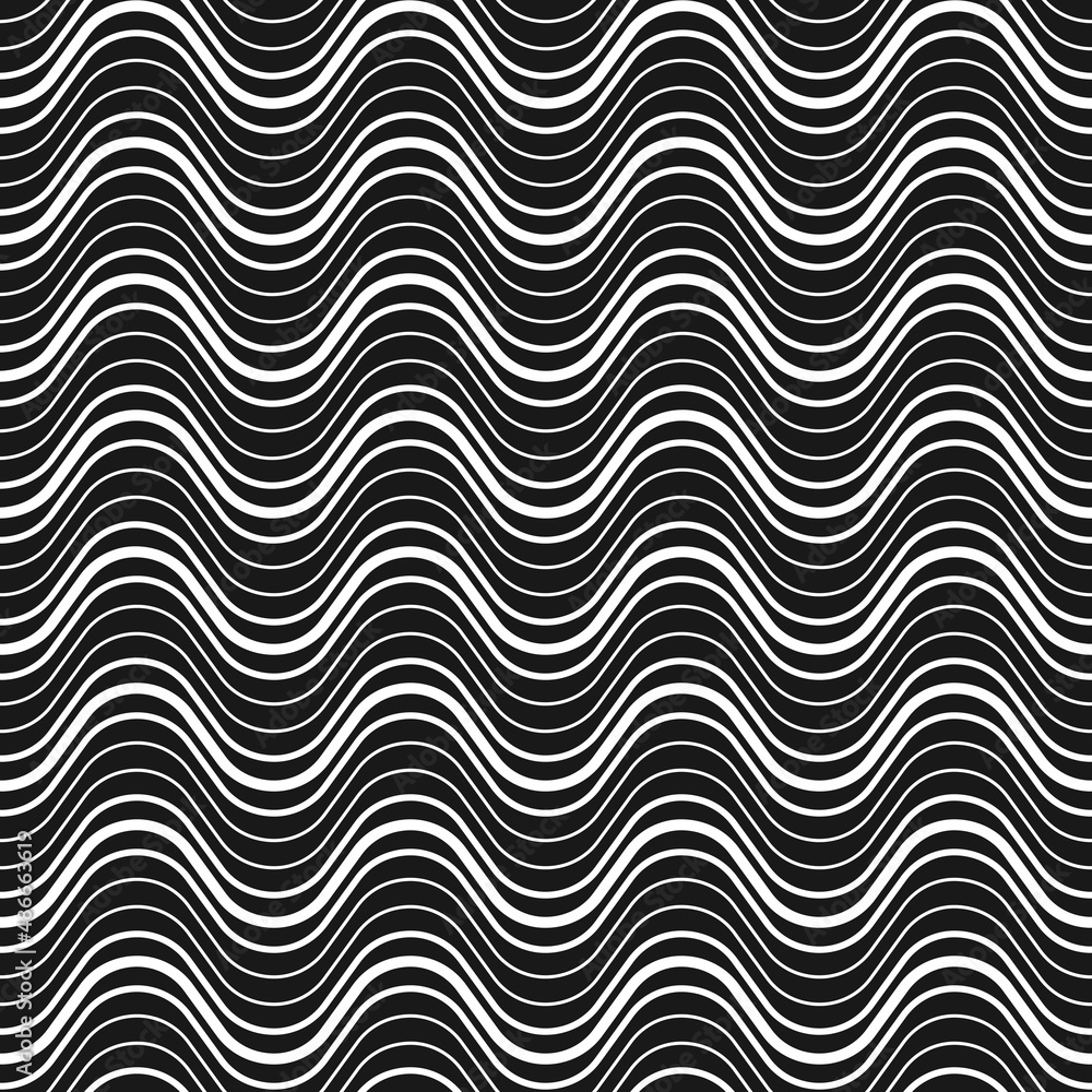 Wavy white lines pattern. Repeated seamless stripes wallpaper pattern. Wavy white lines pattern. Repeated seamless stripes wallpaper pattern.