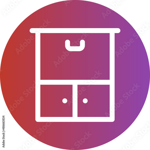 drawers gradient icon