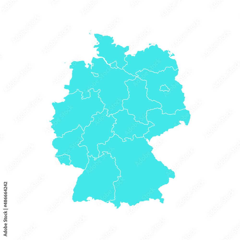 Fototapeta premium map of germany