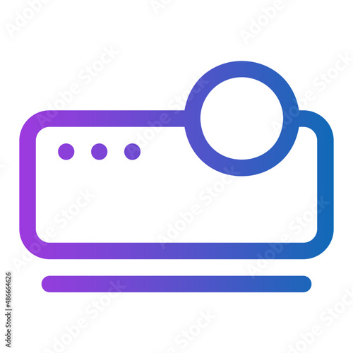 projector gradient icon