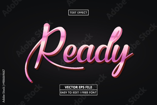 light text effect Premium Vector