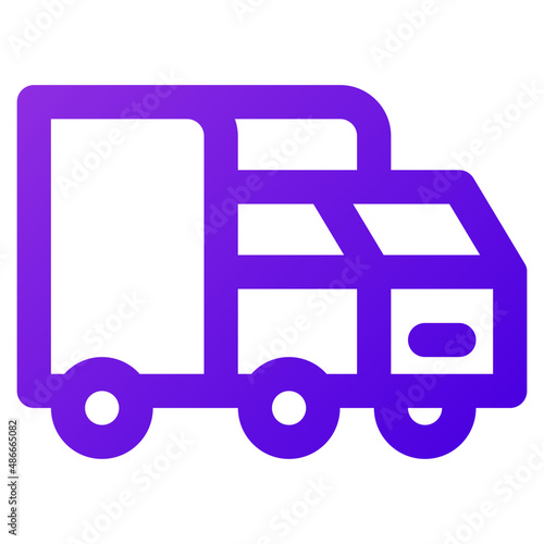 delivery truck icon illustration
