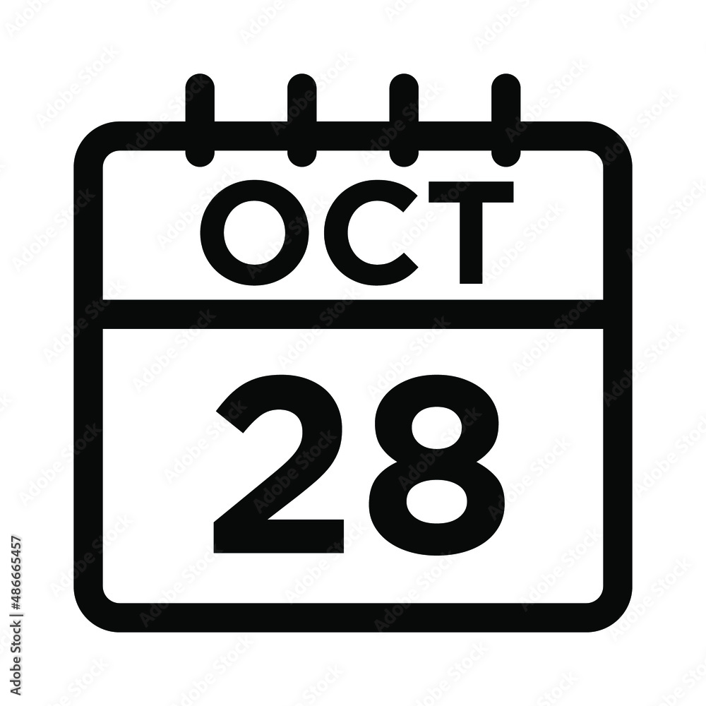 10- Oct - 28 Line Icon 10- Oct - 28 Line Icon