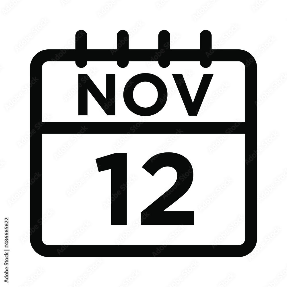 11- Nov - 12 Line Icon 11- Nov - 12 Line Icon