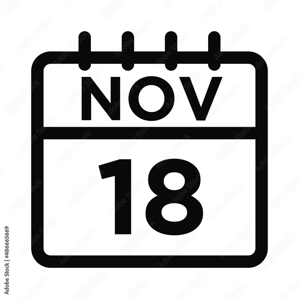 11- Nov - 18 Line Icon 11- Nov - 18 Line Icon