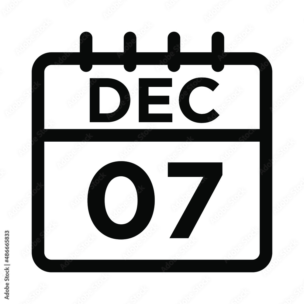 12- Dec - 07 Line Icon 12- Dec - 07 Line Icon