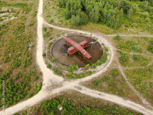 An aerial shot of RAF Greenham Common photo