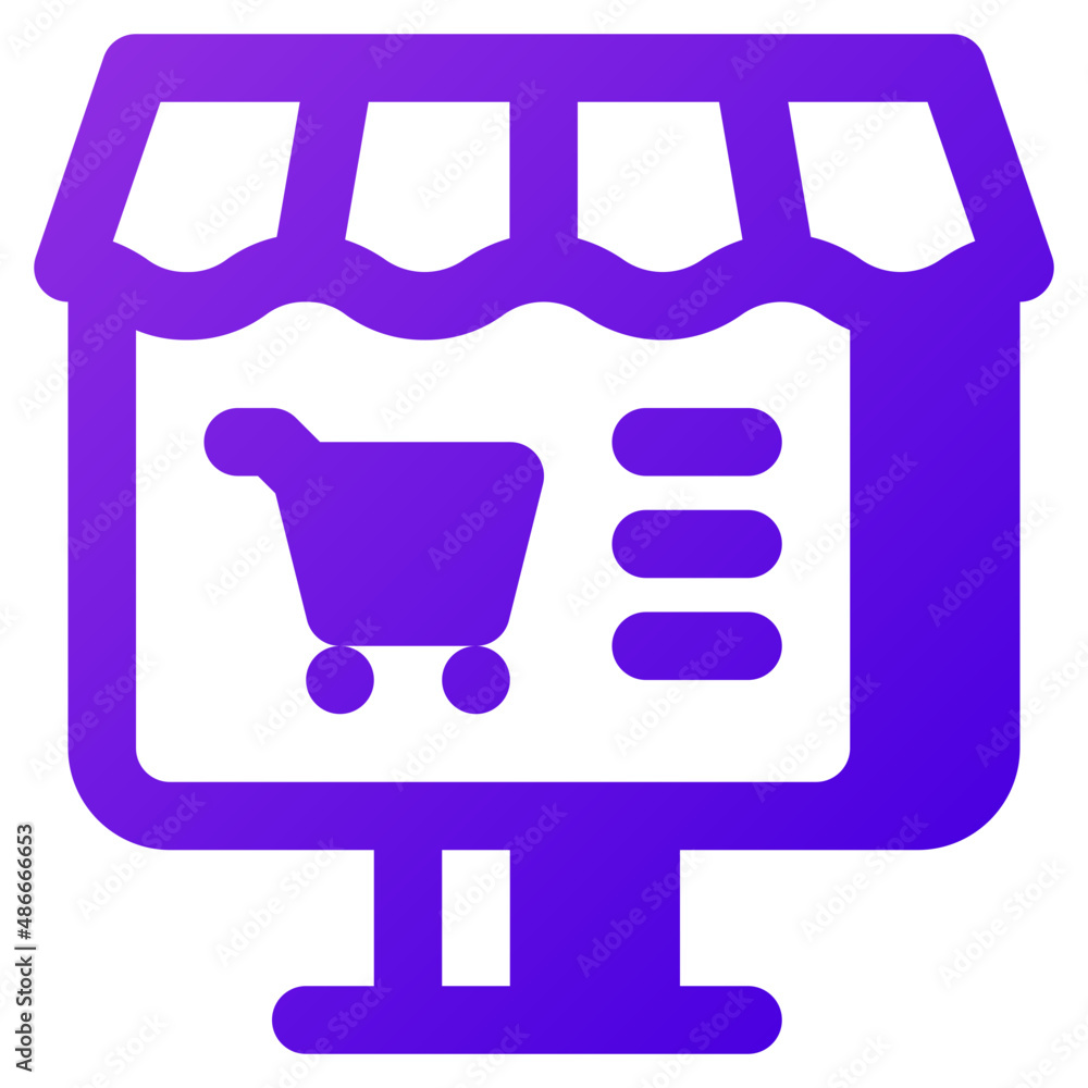 online store icon illustration online store icon illustration