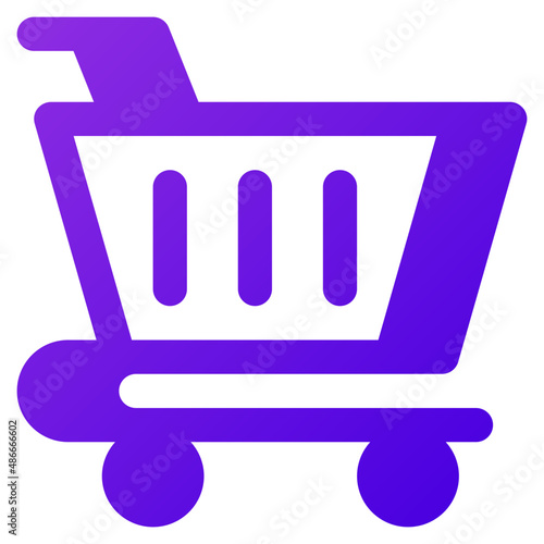 shopping cart icon illustration