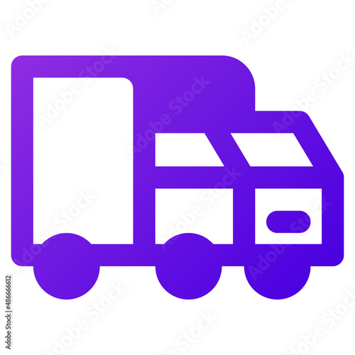 delivery truck icon illustration