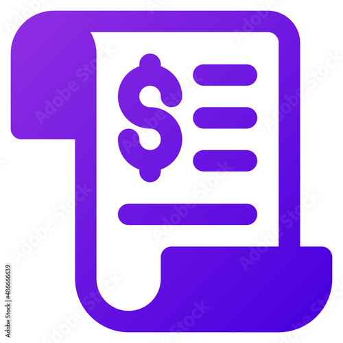 invoice icon illustration