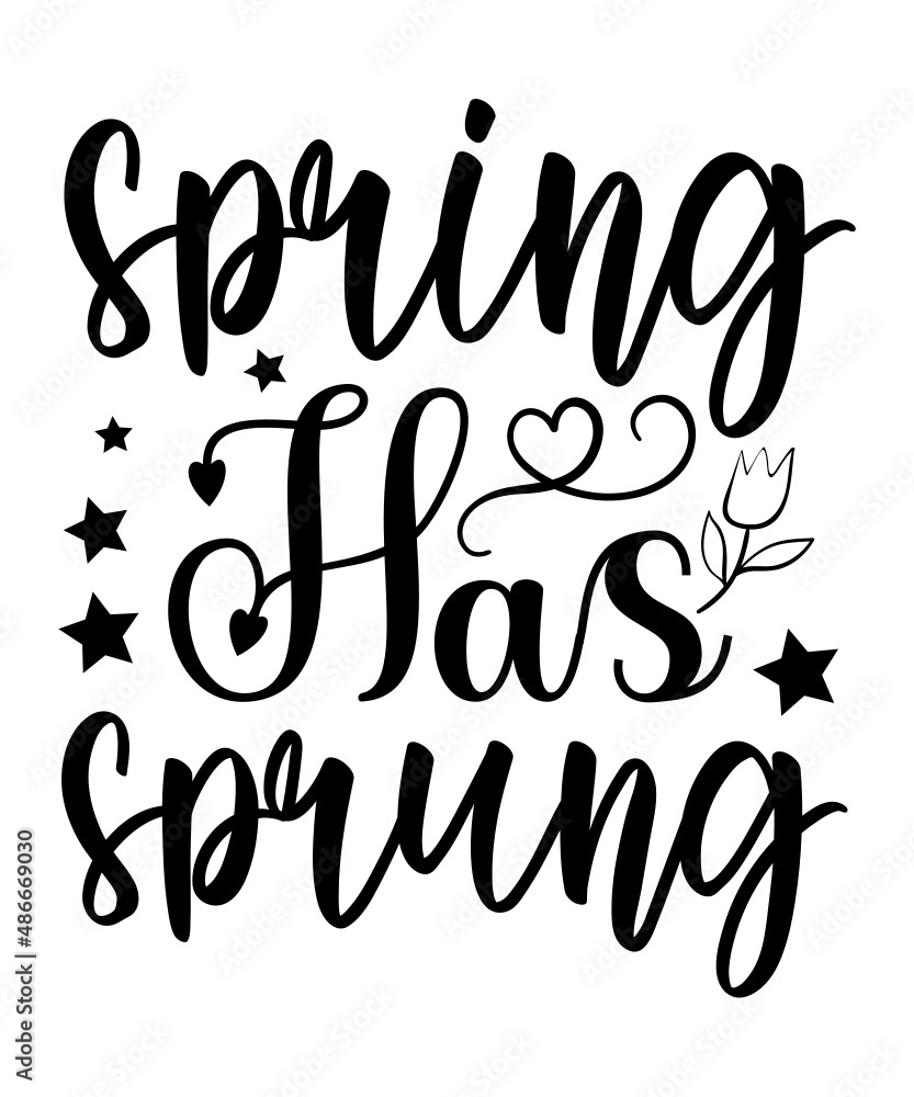 Spring svg bundle, Easter svg, Welcome spring svg, Flower svg, Spring ...