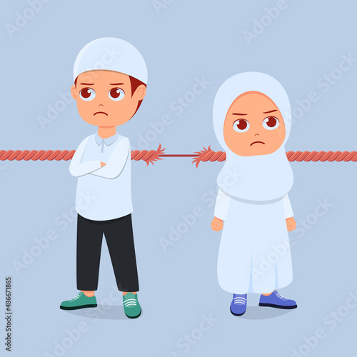 The cord of friendship almost broke, due to a fight