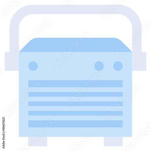 AIR COOLER flat icon,linear,outline,graphic,illustration