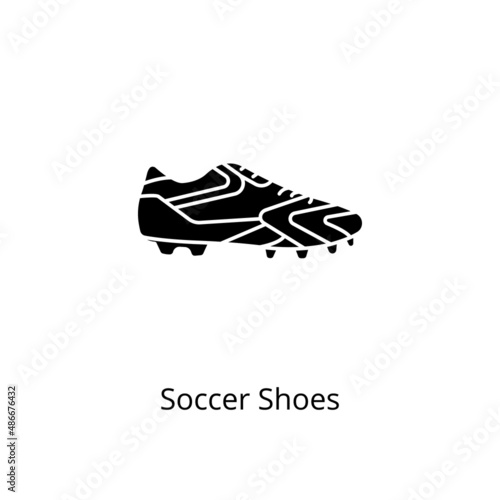 Soccer Shoes icon in vector. Logotype