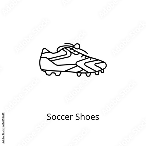 Soccer Shoes icon in vector. Logotype