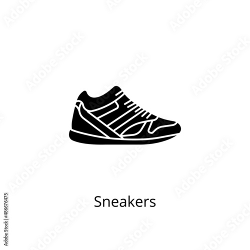 Sneakers icon in vector. Logotype