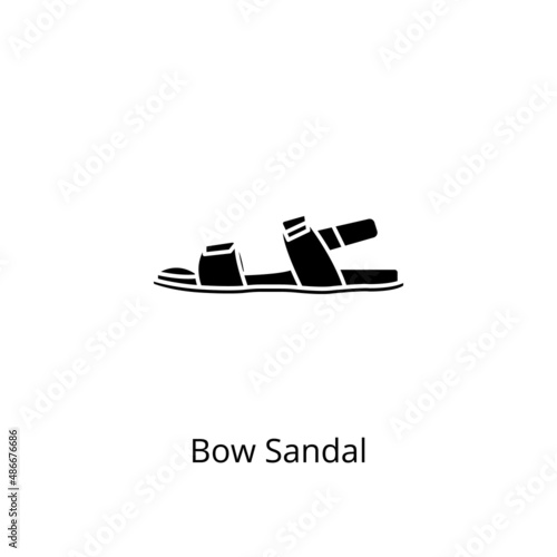 Wallpaper Mural Bow Sandal icon in vector. Logotype Torontodigital.ca