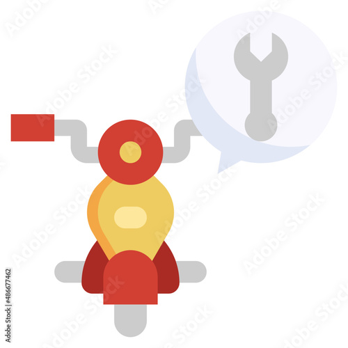WRENCH flat icon,linear,outline,graphic,illustration © แป้ง มัณธนา