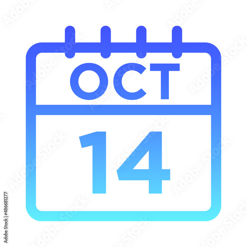 10- Oct - 14 Line Gradient
