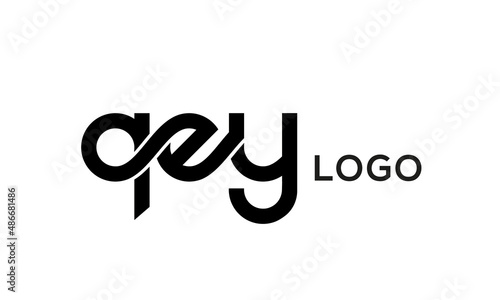 Letter QEY creative logo design vector photo