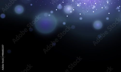 blue bokeh abstract light background.