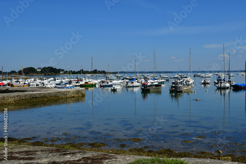Sarzeau, France - june 6 2021 : Logeo port © PackShot