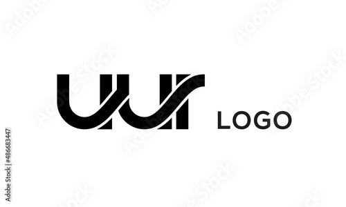 Letters UUR creative logo design vector photo