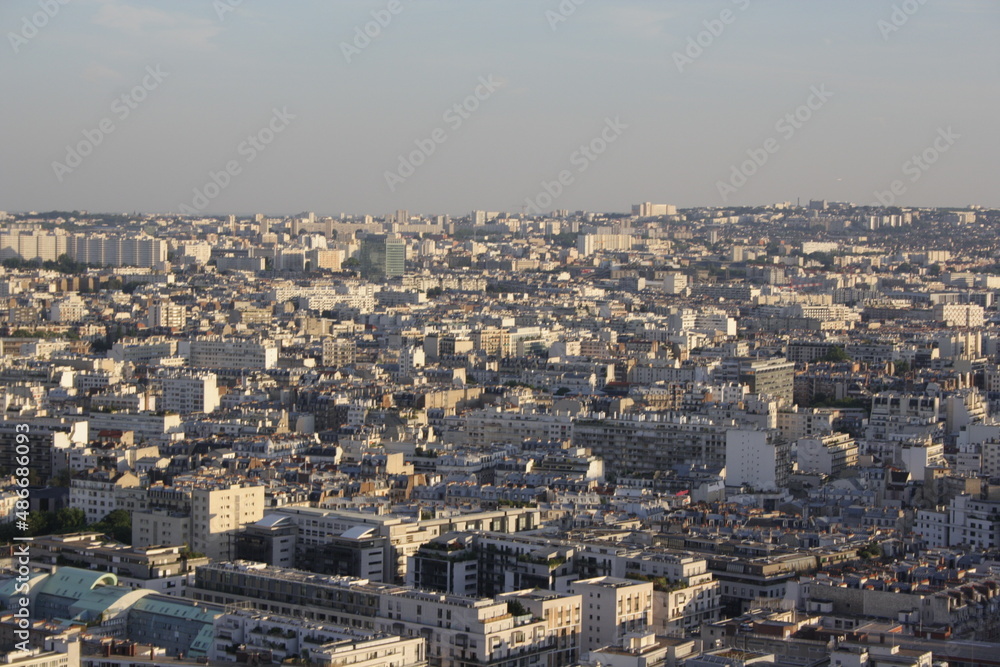 city aerial view